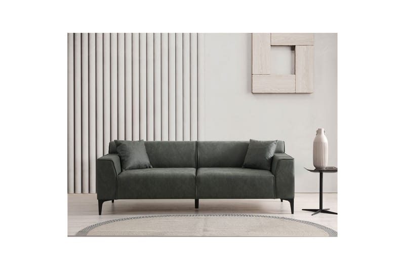 Malpani Sofa 3-sits - Grøn - Møbler - Sofaer - 3 personers sofa
