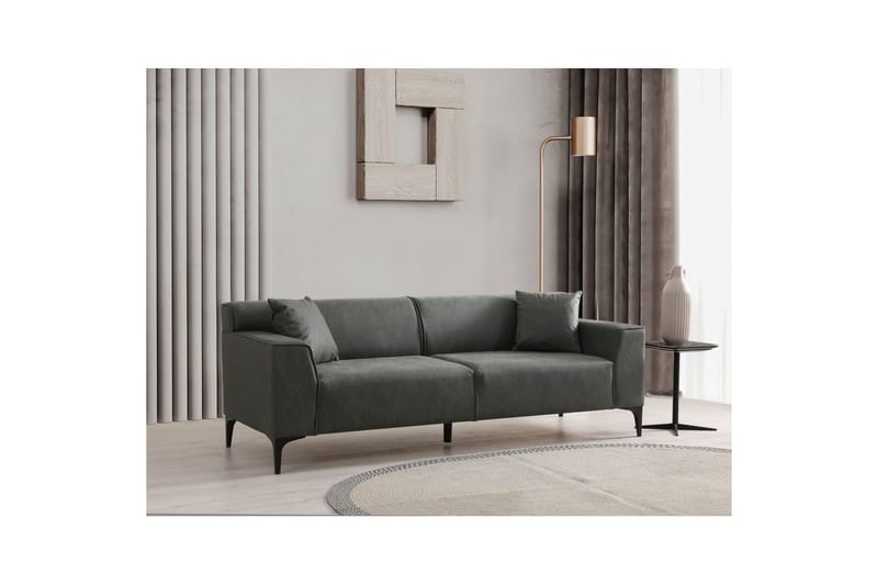 Malpani Sofa 3-sits - Grøn - Møbler - Sofaer - 3 personers sofa