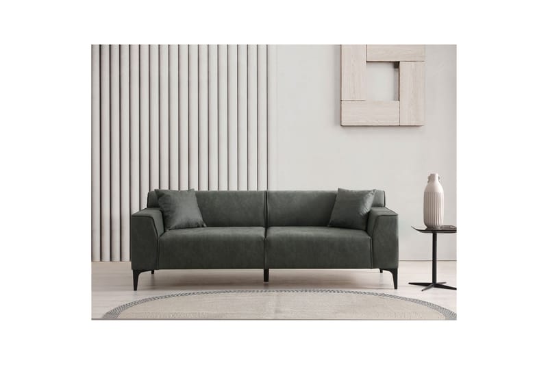 Malpani Sofa 3-sits - Grøn - Møbler - Sofaer - 3 personers sofa