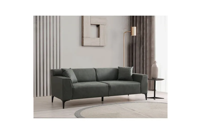 Malpani Sofa 3-sits - Grøn - Møbler - Sofaer - 3 personers sofa