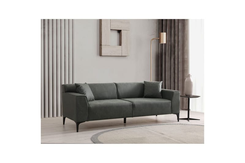 Malpani Sofa 3-sits - Grøn - Møbler - Sofaer - 3 personers sofa