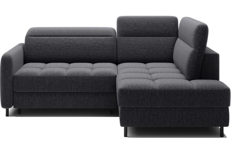 Masuo Sovesofa med Chaiselong 3-personers - Mørkegrå - Møbler - Sofaer - Sovesofaer