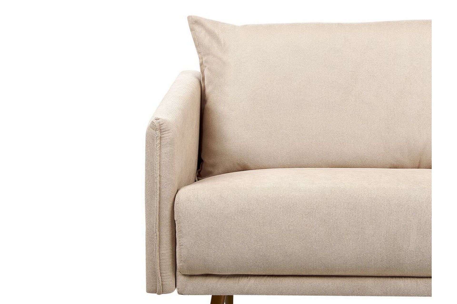 Maurana Sofa 3-personers - Beige/Guld - Møbler - Sofaer - Velour sofaer