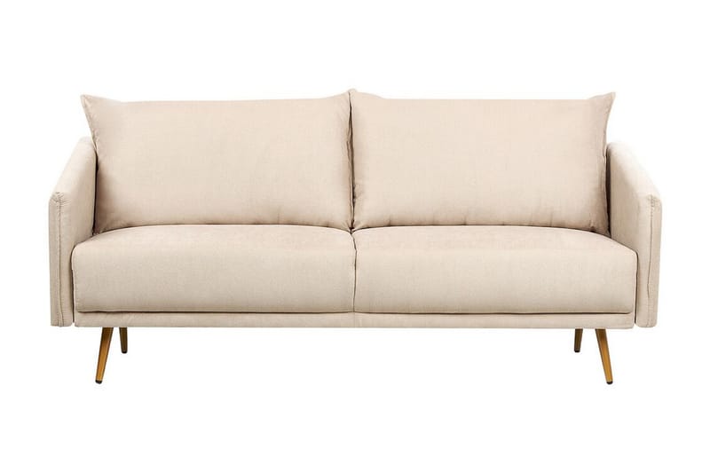 Maurana Sofa 3-personers - Beige/Guld - Møbler - Sofaer - 3 personers sofa