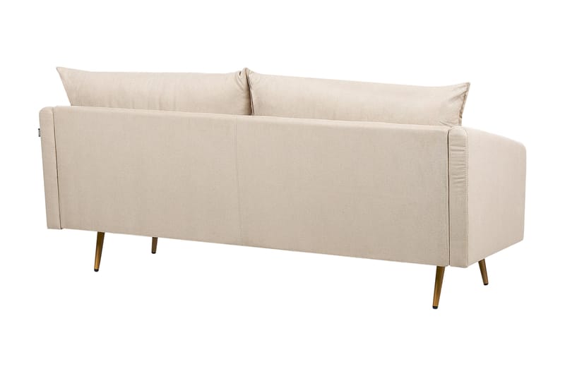 Maurana Sofa 3-personers - Beige/Guld - Møbler - Sofaer - 3 personers sofa