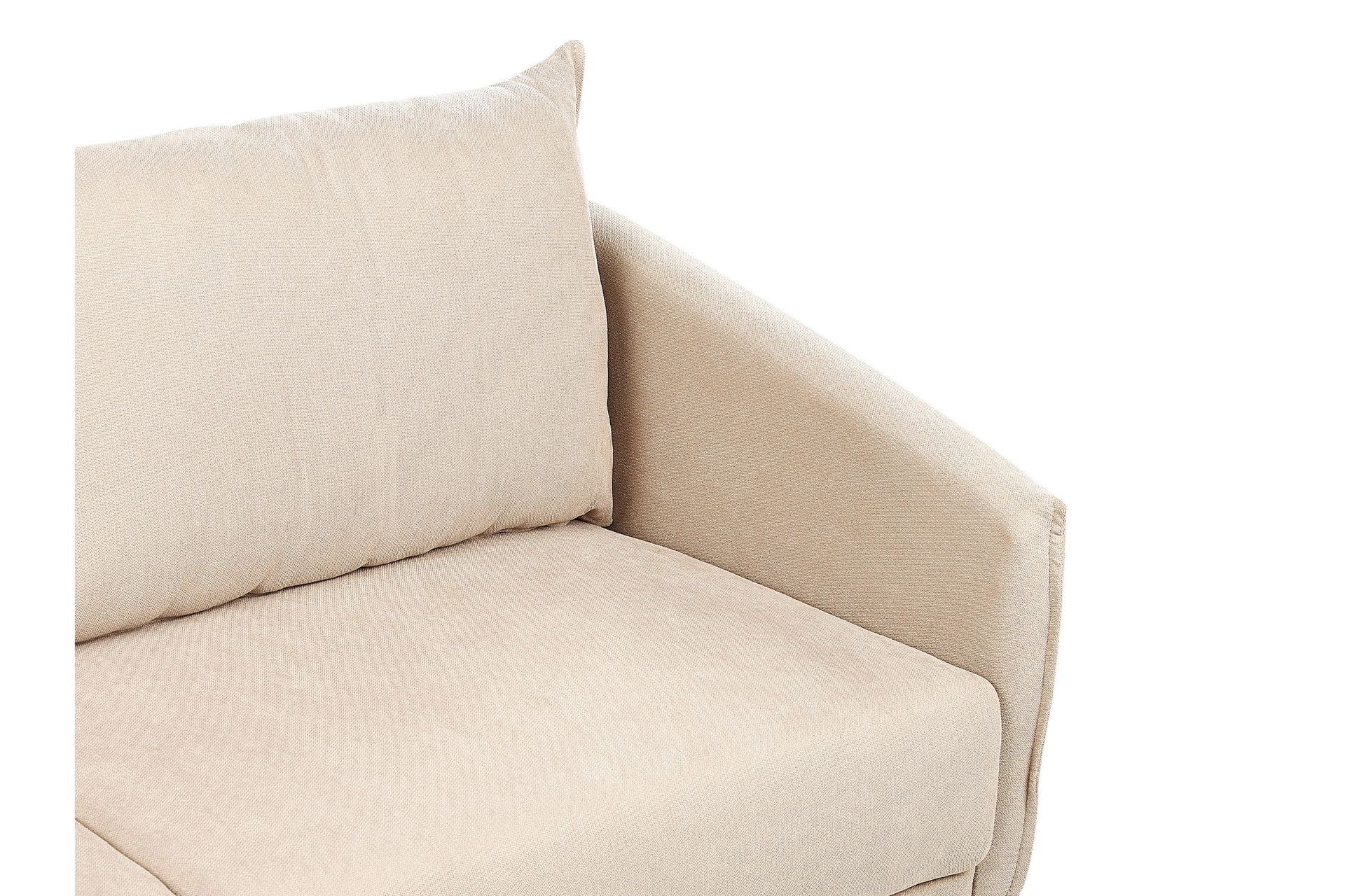 Maurana Sofa 3-personers - Beige/Guld - Møbler - Sofaer - Velour sofaer