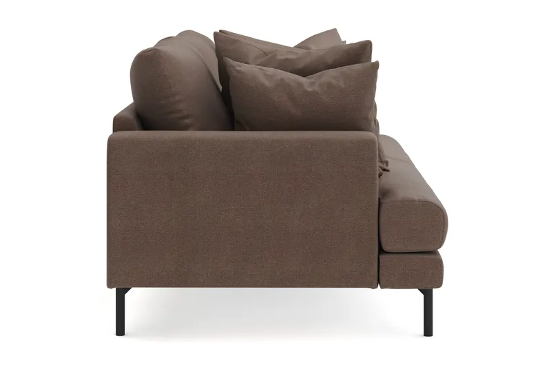Menard 3-personers Dyb Stofsofa - Brun - Møbler - Sofaer - 3 personers sofa