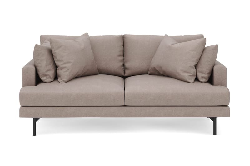Menard 3-personers Dyb Stofsofa - Brun - Møbler - Sofaer - 3 personers sofa