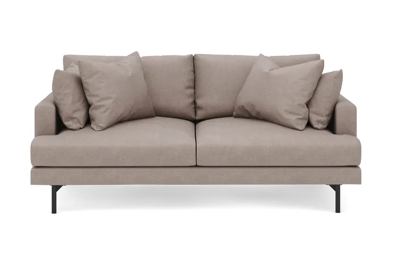 Menard 3-personers Dyb Stofsofa, Brun