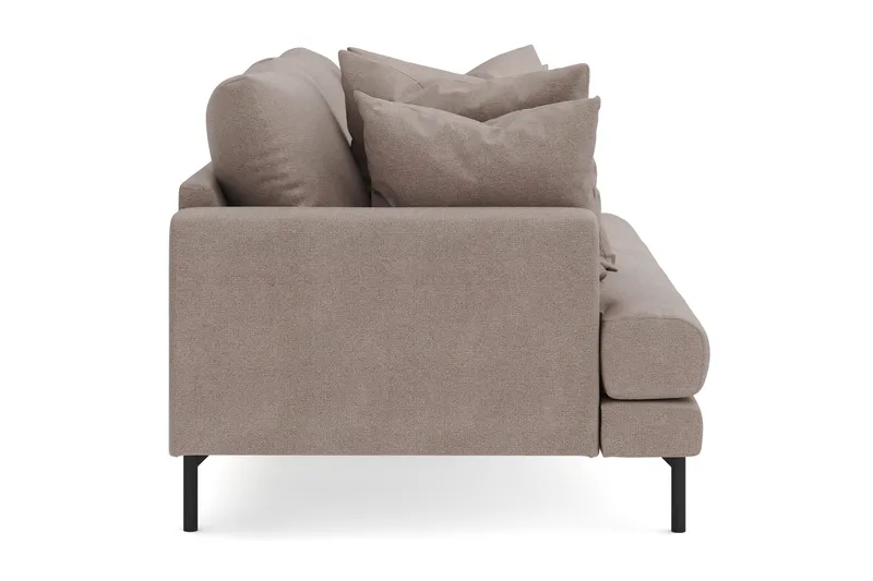 Menard 3-personers Dyb Stofsofa - Brun - Møbler - Sofaer - 3 personers sofa