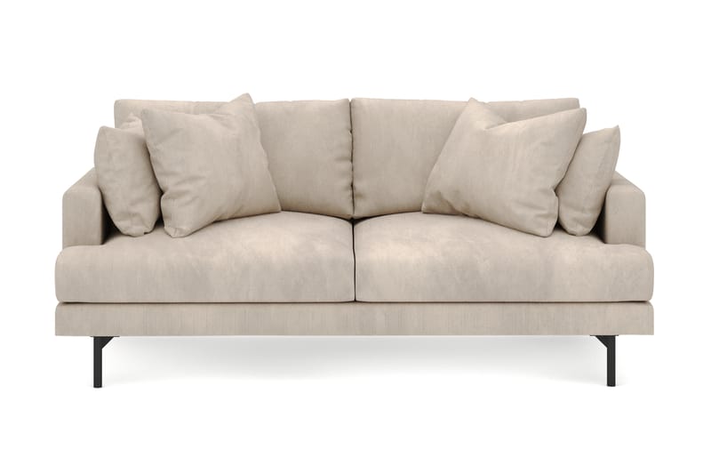 Menard 3-personers Dyb Manchestersofa - Greige - Møbler - Sofaer - 3 personers sofa