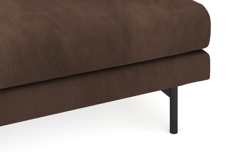 Menard 3-personers Dyb Manchestersofa - Brun - Møbler - Sofaer - 3 personers sofa