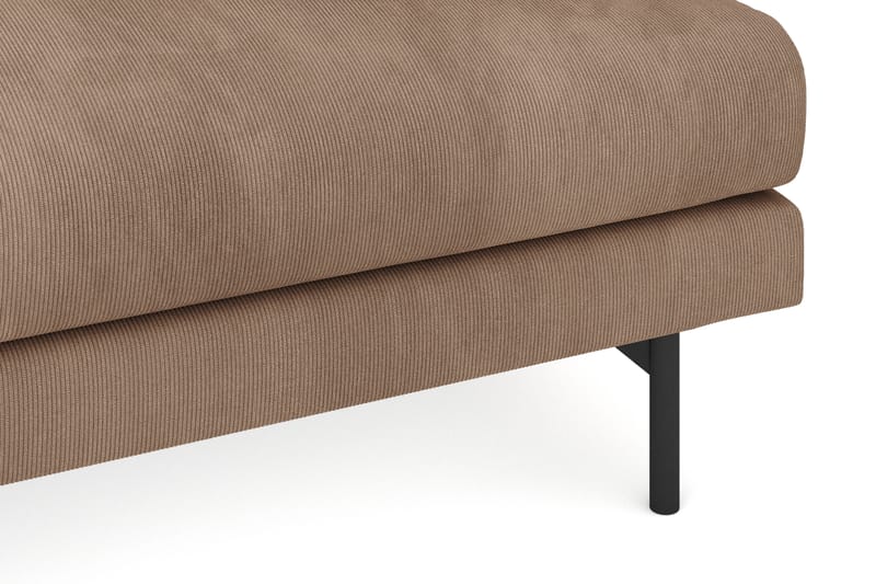 Menard 3-personers Dyb Manchestersofa - Brun - Møbler - Sofaer - 3 personers sofa