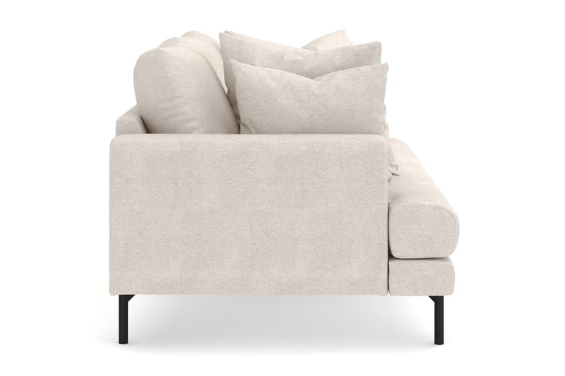 Menard 3-personers Dyb Stofsofa - Beige - Møbler - Sofaer - 3 personers sofa