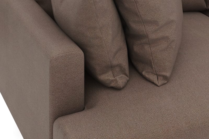 Menard 3-personers Dyb Stofsofa - Brun - Møbler - Sofaer - 3 personers sofa