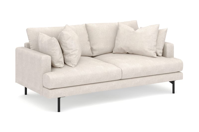 Menard 3-personers Dyb Stofsofa - Beige - Møbler - Sofaer - 3 personers sofa