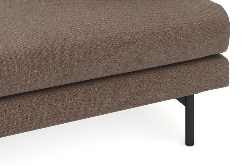 Menard 3-personers Dyb Stofsofa - Brun - Møbler - Sofaer - 3 personers sofa