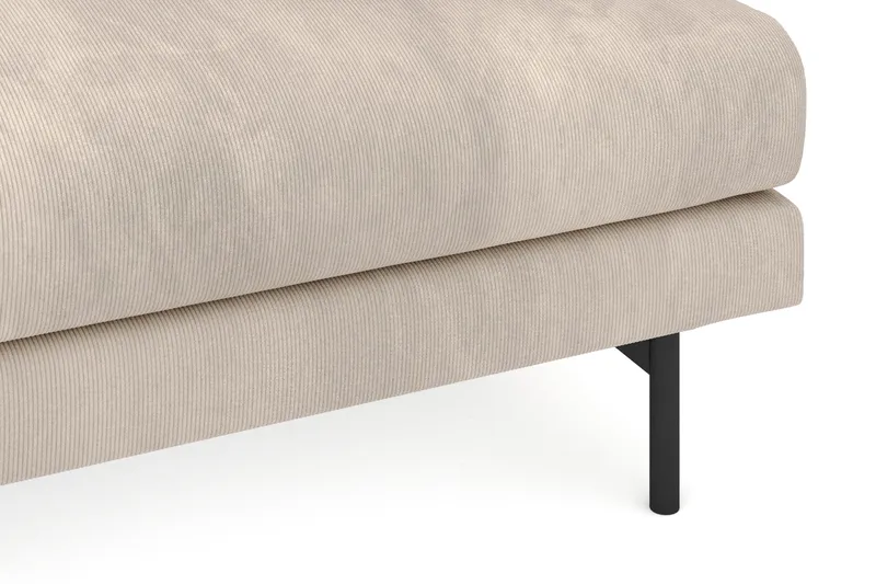 Menard 3-personers Dyb Manchestersofa - Greige - Møbler - Sofaer - 3 personers sofa