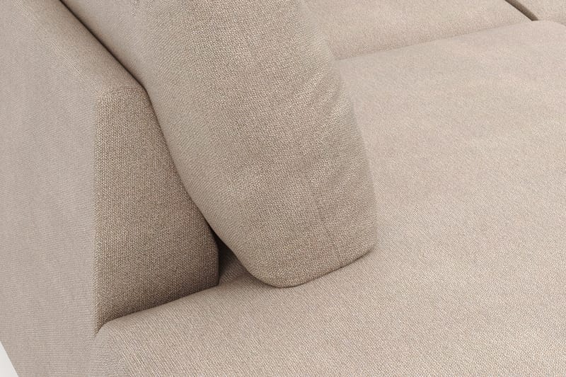 Menard 4-personers Venstrevendt Stor U-formet Dyb Large Sofa med Divan og Chaiselong i Stof - Beige - Møbler - Sofaer - U Sofa