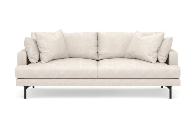 Menard 4-personers Dyb Stofsofa - Beige - Møbler - Sofaer - 4 personers sofa