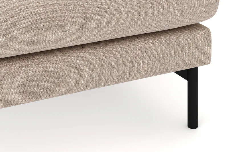 Menard 4-personers Højrevendt Stor U-formet Dyb Sofa med Divan og Chaiselong i Stof - Beige - Møbler - Sofaer - U Sofa