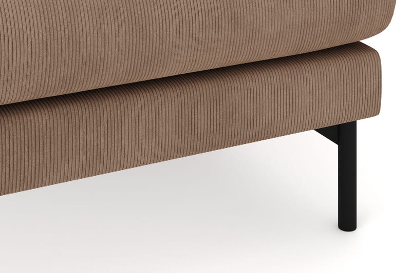 Menard 4-personers Højrevendt Stor U-formet Dyb Sofa med Divan og Chaiselong i Manchester - Brun - Møbler - Sofaer - U Sofa