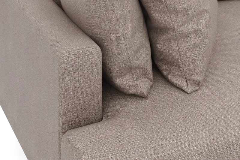 Menard 4-personers Dyb Stofsofa - Brun - Møbler - Sofaer - 4 personers sofa