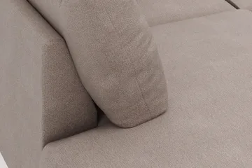 Menard 4-personers Venstrevendt Stor U-formet Dyb Large Sofa med Divan og Chaiselong i Stof - Brun - Møbler - Sofaer - U Sofa
