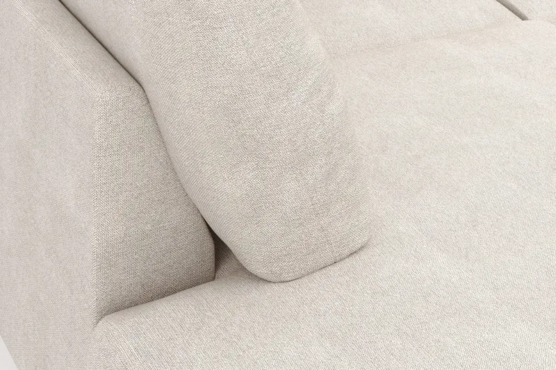 Menard 4-personers Venstrevendt U-formet Large Sofa med Divan og Chaiselong i Stof - Beige - Møbler - Sofaer - U Sofa