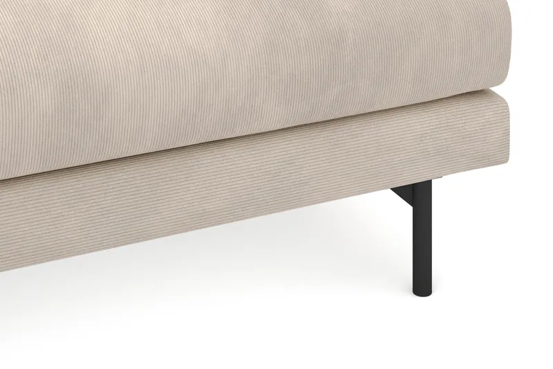 Menard 4-personers Dyb Manchestersofa - Greige - Møbler - Sofaer - 4 personers sofa