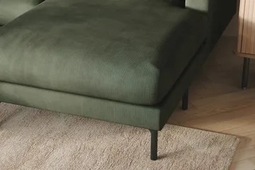 Menard 4-personers Venstrevendt Stor U-formet Dyb Sofa med Divan og Chaiselong i Manchester - Grøn - Møbler - Sofaer - U Sofa