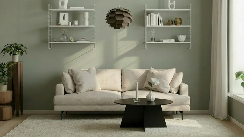 Menard 4-personers Dyb Stofsofa - Beige - Møbler - Sofaer - 4 personers sofa