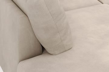 Menard 4-personers Venstrevendt Stor U-formet Dyb Large Sofa med Divan og Chaiselong i Manchester - Greige - Møbler - Sofaer - U Sofa