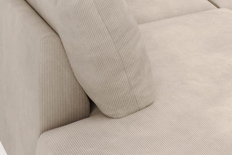 Menard 4-personers Venstrevendt Stor U-formet Dyb Large Sofa med Divan og Chaiselong i Manchester - Greige - Møbler - Sofaer - U Sofa