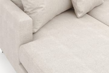 Menard 4-personers Højrevendt Stor U-formet Dyb Sofa med Divan og Chaiselong i Stof - Beige - Møbler - Sofaer - U Sofa