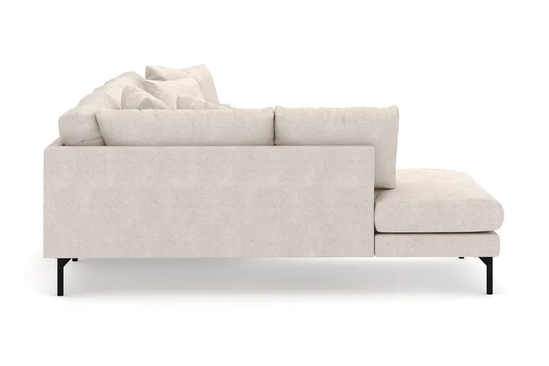 Menard 4-personers Venstrevendt U-formet Large Sofa med Divan og Chaiselong i Stof - Beige - Møbler - Sofaer - U Sofa