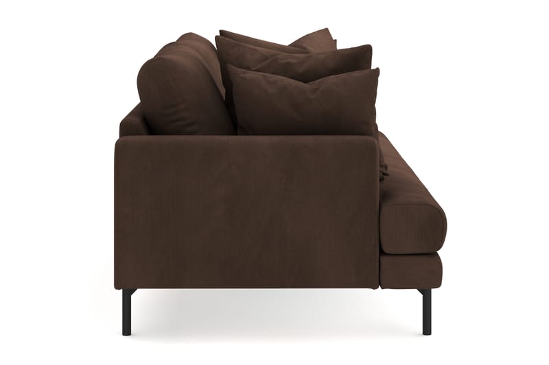 Menard 4-personers Dyb Manchestersofa - Brun - Møbler - Sofaer - 4 personers sofa