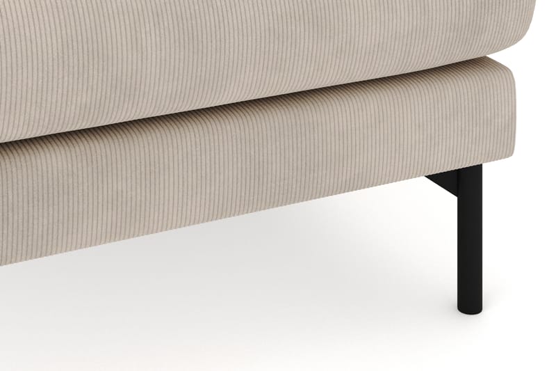 Menard 4-personers Højrevendt U-formet Sofa med Divan og Chaiselong i Manchester - Greige - Møbler - Sofaer - U Sofa