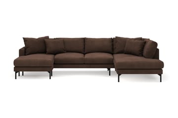 Menard 4-personers Højrevendt U-formet Sofa med Divan og Chaiselong i Manchester