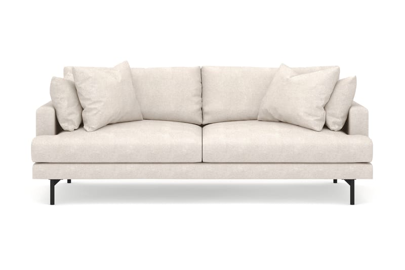 Menard 4-personers Dyb Stofsofa - Beige - Møbler - Sofaer - 4 personers sofa