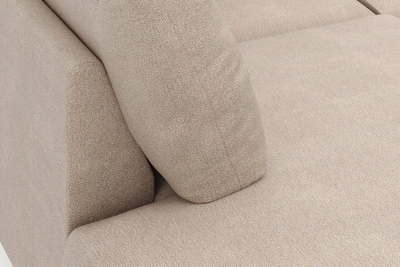 Menard 4-personers Venstrevendt U-formet Large Sofa med Divan og Chaiselong i Stof - Beige - Møbler - Sofaer - U Sofa