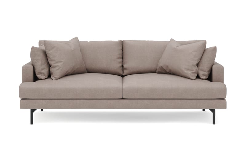 Menard 4-personers Dyb Stofsofa - Brun - Møbler - Sofaer - 4 personers sofa