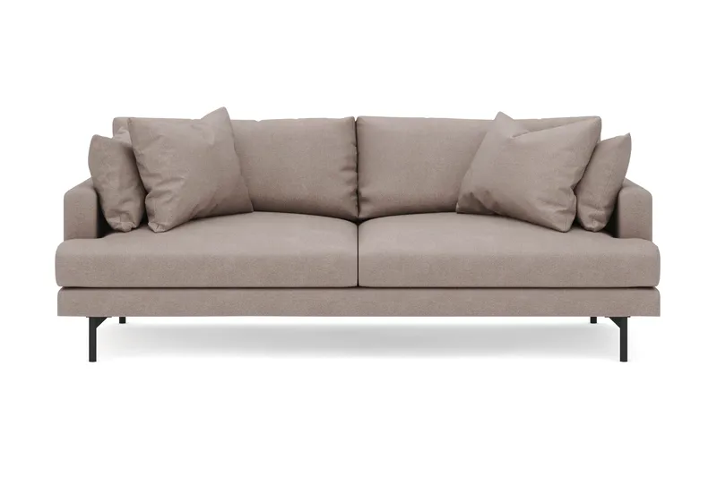Menard 4-personers Dyb Stofsofa - Brun - Møbler - Sofaer - 4 personers sofa