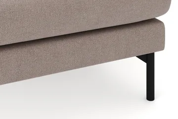 Menard 4-personers Højrevendt Stor U-formet Dyb Sofa med Divan og Chaiselong i Stof - Brun - Møbler - Sofaer - U Sofa