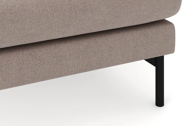 Menard 4-personers Højrevendt Stor U-formet Dyb Sofa med Divan og Chaiselong i Stof - Brun - Møbler - Sofaer - U Sofa