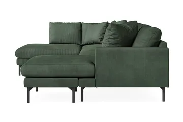 Menard 4-personers Venstrevendt Stor U-formet Dyb Sofa med Divan og Chaiselong i Manchester - Grøn - Møbler - Sofaer - U Sofa