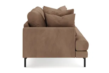 Menard 4-personers Dyb Manchestersofa - Brun - Møbler - Sofaer - 4 personers sofa
