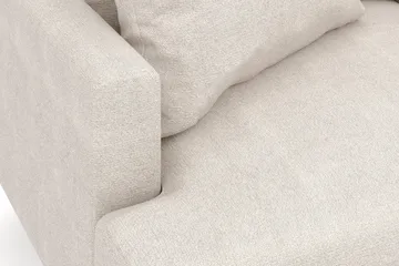 Menard 6-personers Højrevendt L-formet Hjørnesofa i Stof - Beige - Møbler - Sofaer - Hjørnesofa