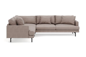 Menard 6-personers Venstrevendt L-formet Hjørnesofa i Stof