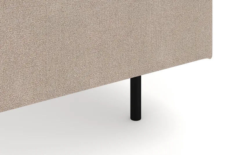 Menard 6-personers Højrevendt L-formet Hjørnesofa i Stof - Beige - Møbler - Sofaer - Hjørnesofa